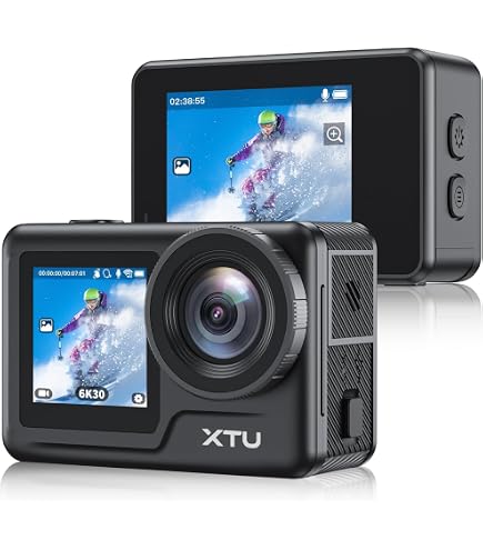 Amazon | アクションカメラ XTU MAX 4K 60FPS 20MP WiFi搭載