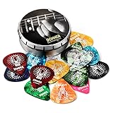 Donner ギターピック 16枚セット それぞれ厚さ カラフル 多種多色 (カラフル)