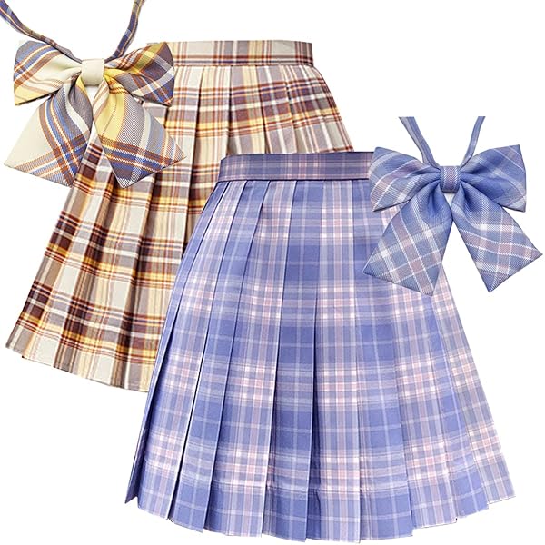 Amazon.co.jp: [SYRHSYB] スカート ミニ プリーツ JK 制服 女子