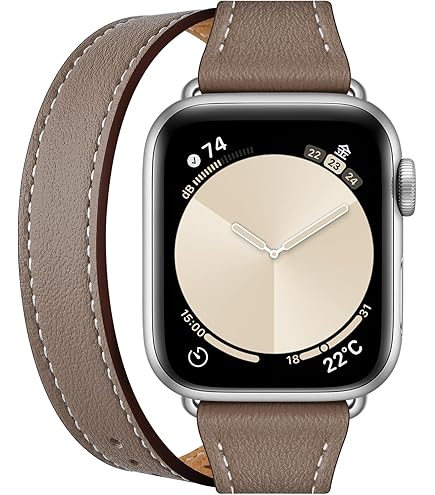 Amazon.co.jp: コンパチブル Apple Watch バンド 革 レディース 40mm  