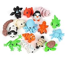 ☆*:.。動く置物☆.ギフトおもちゃ。.:*☆ Amazon.co.jp: SHUWND 3Dプリントミニアニマル、関節式