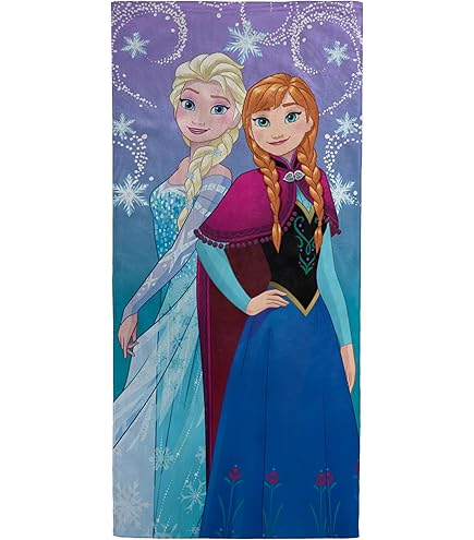 Amazon.co.jp: ディズニー アナと雪の女王タオル | Anna and Elsa