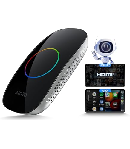 Amazon.co.jp: CarPlay AI Box/ワイヤレスAndroid Autoアダプター 4+