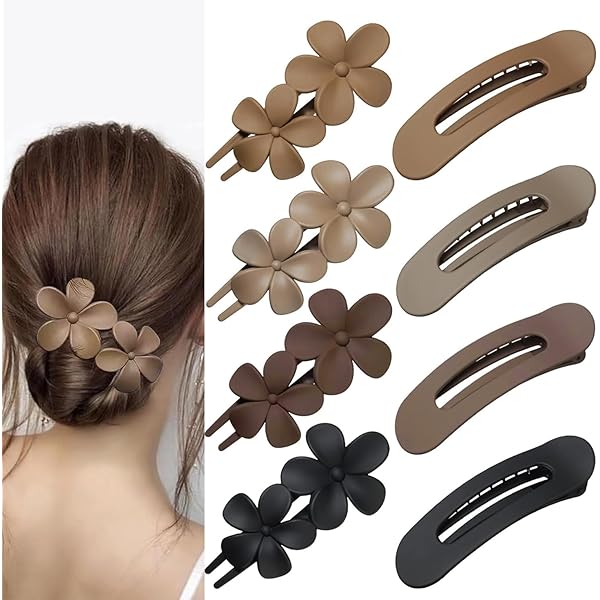 Amazon.co.jp: ZYOWAIT ヘアクリップ 大きめ 11cm バンスクリップ 髪