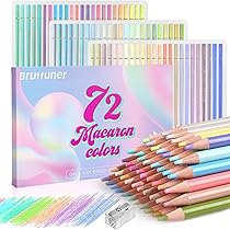 Amazon | LBW 72 マカロンパステル色鉛筆セット ソフトコア