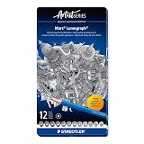 ステッドラー(STAEDTLER) 鉛筆 6B 5B 4B 3B 2B B HB F H 2H 3H 4H マルス ルモグラフ 筆記 デッサン 12硬度セット 100 G12
