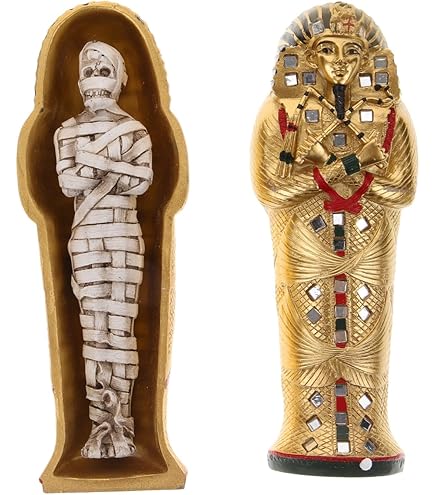 Amazon.co.jp: 古代エジプト エジプトの棺 ミイラの置物 樹脂 クラフト