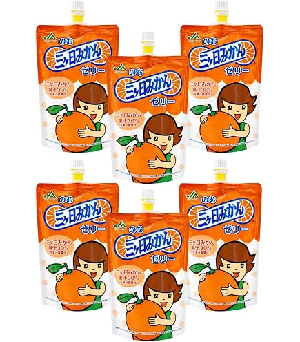 Amazon.co.jp: Sankeichi Orange Premium Jelly, Set of 6, Mikkabi