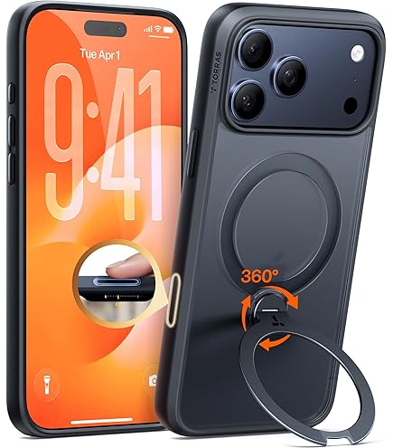 TORRAS iPhone 17 Pro ケース 保護フィルム ガラスフィルム Amazon | 【米軍耐衝撃 & 覗き見防止】TORRAS For iPhone 17 Pro