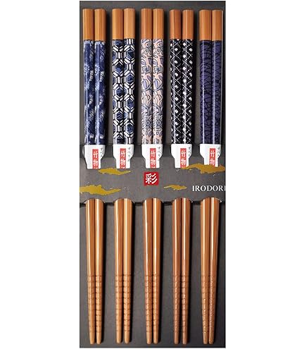 輪島塗 お箸 　【蘭 蒔絵】　5膳  木製　本漆塗　先乾漆仕上 桐箱付 51r9+v8H31L._AC_SY200_QL15_.jpg