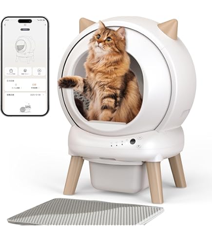 Amazon | LALAHOME 全自動スマート猫トイレ RealScooper Pro 「猫砂の