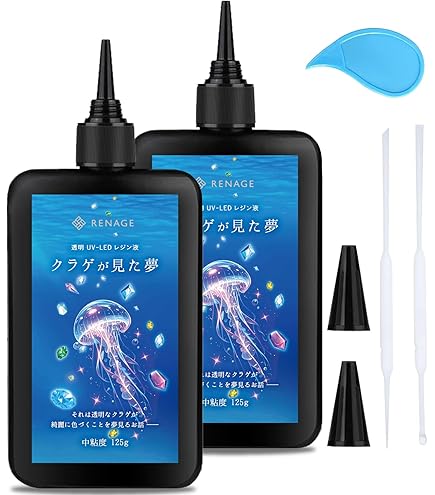 Amazon | パジコ レジン液 大容量 UV-LEDレジン 星の雫 ハードタイプ