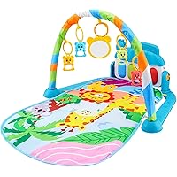 ❤️SNS話題❤️ベビージム プレイジム プレイマット 知育 ピアノ玩具 出産祝い Amazon.co.jp: ベビージム プレイマット ベビージムピアノ 音楽
