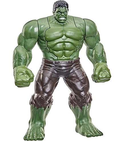 Marvel Avengers Titan Hero Series Blast Gear Deluxe Hulk Action Figure, 30 cm Toy, for Ages 4+ Toys & Games