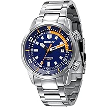 Amazon.co.jp: BERNY ダイバーズウォッチ 腕時計 メンズ メンズ