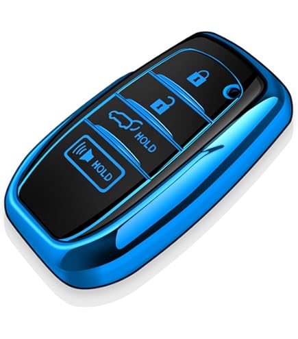 QBUC Genuine Leather Key Fob Cover For Toyota Tundra Venza Sequoia - View #12