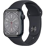 【整備済み品】Apple Watch Series 8 (GPSモデル) - 41mm ミッドナイトアルミニウムケースとミッドナイトスポーツバンド