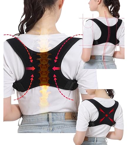 Amazon | 姿勢サポーター 猫背ベルト 姿勢 補正 背中用 肩甲骨