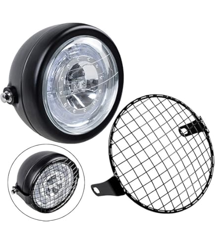 5-3/4インチ　ルーカスヘッドライトケース　クローム Amazon | 5-3/4インチ ルーカスタイプヘッドライトケース