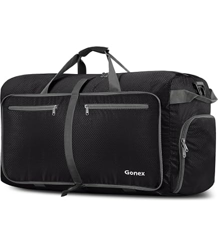 Amazon.co.jp: Gonex 100L 折りたたみ式旅行ダッフルバッグ 特大荷物