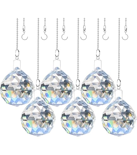 Amazon.co.jp: Decozion クリスタルサンキャッチャー 月型アメジスト