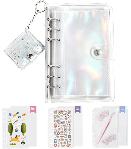 Amazon.co.jp: J.K.T 透明シール帳バインダー M5サイズ 【2026新販売