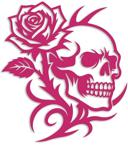 Amazon.co.jp: バラ 花 車 ステッカー バイク 赤 各約縦13cm