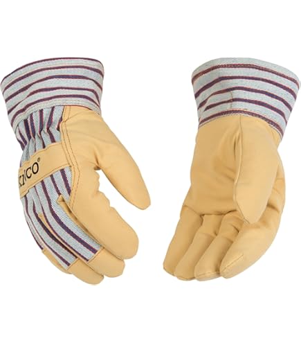 Amazon.co.jp: KINCO 1927-Xlメンズライニング穀物豚手袋、ヒート