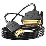 ANNNWZZD DVI HDMI 変換ケーブル1080PフルHD HDMI DVI 変換ケーブル HDTV ノートパソコン モニター プロジェクター用 1.5M