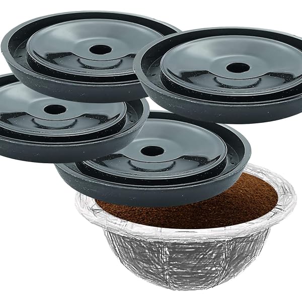 4 REUSABLE COFFEE CAPSULE DISCS 