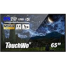 即日受渡❣️全国送料込SAMSUNG65型タッチパネル4Kディスプレイスピーカー付 Amazon.co.jp: TouchWo 65インチ タッチパネル式産業用モニター