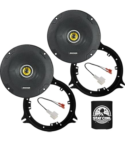 Amazon.co.jp: Kicker CSC65 6.5インチ 2ウェイ 300W 4Ω コアキシャル