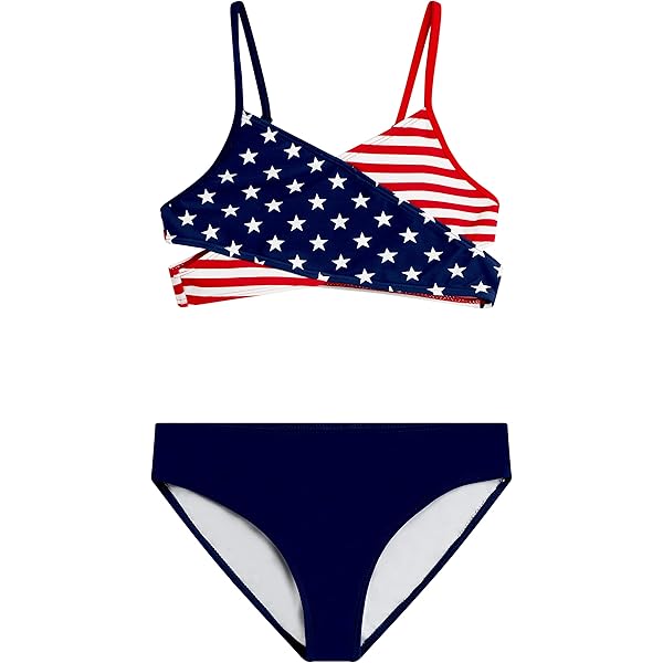 Roxy Kids Girl's Island Trip Crop Top Set (Big Kids) Ocean Depths