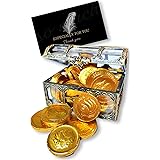 【コインチョコ】 ベルギー産 コイン チョコレート ギフト バレンタイン 金運アップ 開運 商売繁盛 金貨 宝箱 ジュエリーケース Thanksカード付