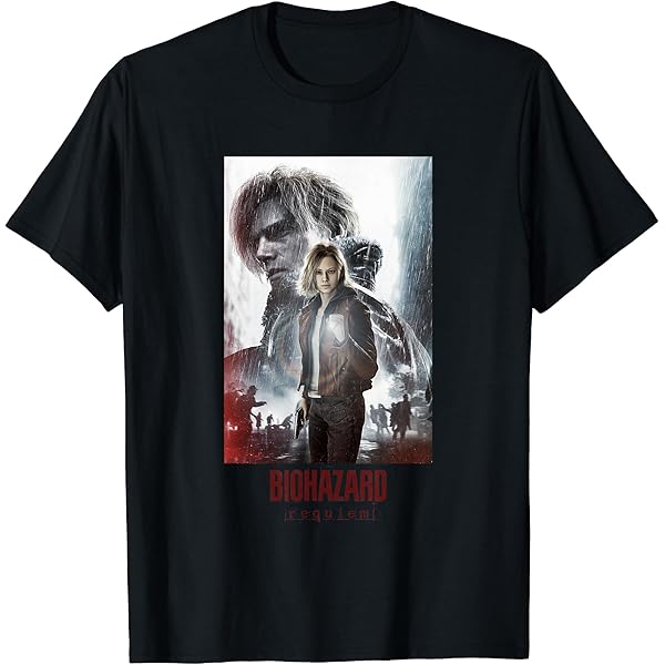 影月。購入禁止。プロフ必読。値下げ不可。バイオハザード　レオンTシャツ Amazon | BIOHAZARD RE:4 レオン Tシャツ | Tシャツ・カットソー 通販