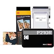 Amazon.co.jp: コダックKodak Mini 2 レトロ 4PASS スマホプリンター