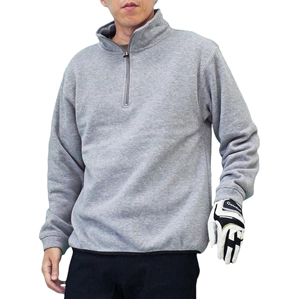 Amazon.co.jp: 8G SHOOT ロゴプリント モックネック ゴルフ ウェア XL