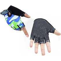 子供用 手袋 Lサイズ　自転車 スケート 男の子　女の子 バイクグローブ ROCKBROS 子供用 キッズ用 グローブ 手袋 ハーフフィンガー 滑り止め