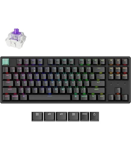 Keychron K8 Pro RGB Hotswap Aluminum - Gateron G Pro Brown Switch
