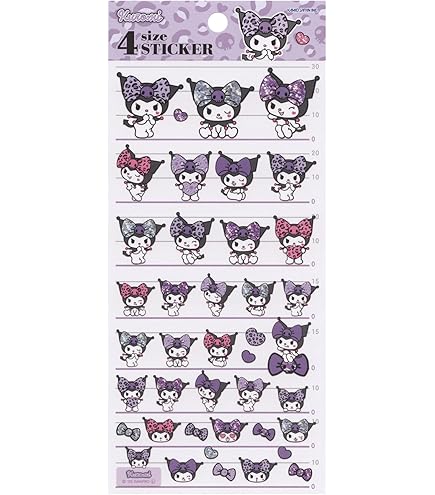 Amazon.co.jp: クロミ[シールシート]4サイズステッカー 4SIZE STICKER