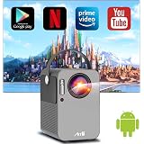 モバイルプロジェクター 小型 Android TV搭載 Artlii play 5GWiFi 双方向Bluetooth5.0機能 4K対応 4D台形補正 ポータブル 持ち運び 内蔵スピーカー 3年保証