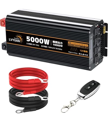 Amazon.co.jp: 正弦波インバーター 1500W 12V 100V 瞬間最大3000W