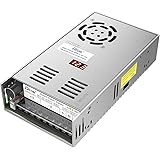 DROK スイッチング電源 AC 110/220V→DC 0-48V 10A 480W 電圧調整可能 安定化電源 直流電源変換器 過負荷電圧遮断 放熱ファン付き コンバーター