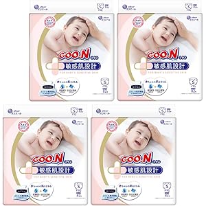 【テープ Sサイズ】グーンプラス 敏感肌設計 (4~8kg) 328枚(82枚×4) [ケース販売] 【Amazon.c…