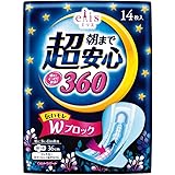 エリス 朝まで超安心 360 羽つき 36cm (特に多い日の夜) 14枚