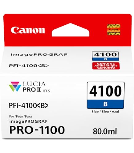 Amazon.co.jp: Canon PFI-4100 純正フォトシアンインクタンク