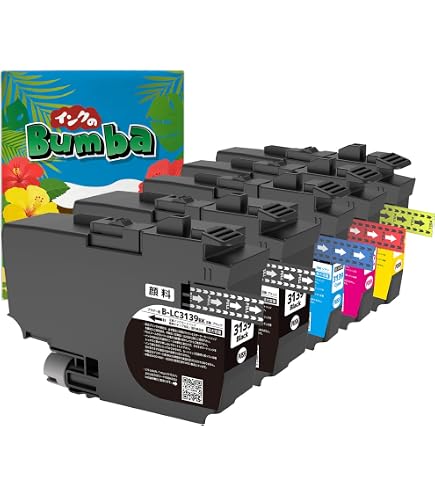 Amazon.co.jp: LC3139 (PGBK/PGC/PGM/PGY) 4色セット 大容量 ブラザー