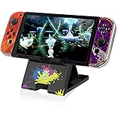 FANGXI スイッチ スタンド Nintendo Switch/Switch Lite/有機 EL/iPhone 対応 Switch スタンド 可愛い 角度調整可能 携帯置き台 折り畳み式 コンパクト 滑り止め 持ち運び小型 プレイスタンド