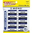 トンボ鉛筆 消しゴム MONO モノPE01 10個 JCA-061