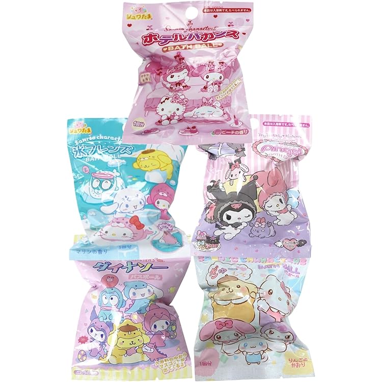 Amazon | 【6個セット】バスボム バンダイ サンリオ バスボール